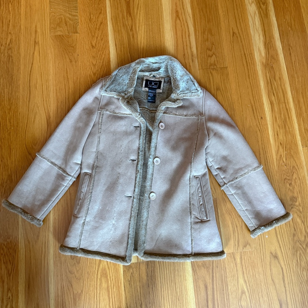 Vintage Faux Shearling Coat